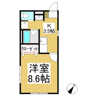 ドリームマンション【101号室】の間取り