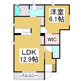 ボナール コート【101号室】の間取り