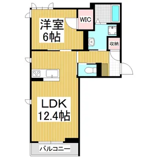 プレステージアルプスⅢ【103号室】の間取り