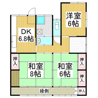 長野県飯田市上郷黒田【一戸建】の間取り