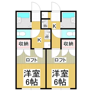 メゾン プレミオ【105号室】の間取り