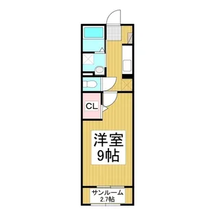 シャルマン櫻街 リリパット【3階】の間取り