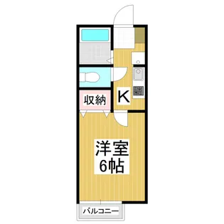 ヴェルデュール鎌倉【105号室】の間取り