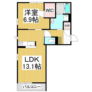 シャーメゾン柴宮【303号室】の間取り
