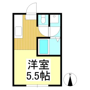 アフロディーテB【101号室】の間取り