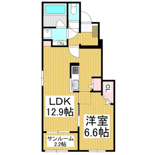 メゾン・ベレーナ【1階】の間取り