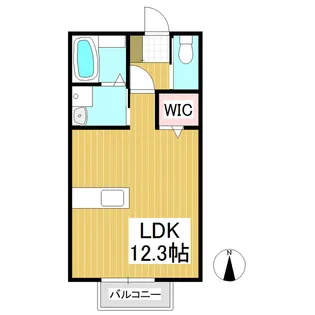 さくらテラス【203号室】の間取り