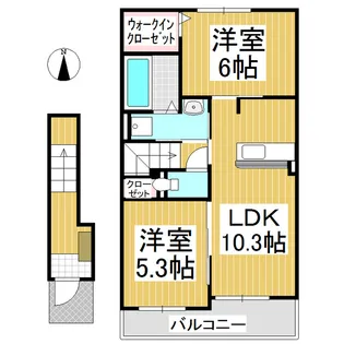 グランコートVI【2階】の間取り