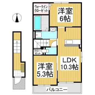 グランコートVI【2階】の間取り