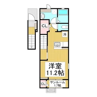 プリンシパール 滝【2階】の間取り