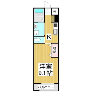 Fiorano【203号室】の間取り