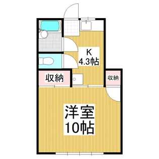 ティーダ【102号室】の間取り