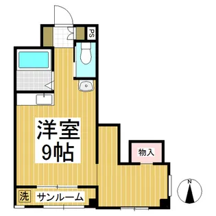 コーポ小島【301号室】の間取り