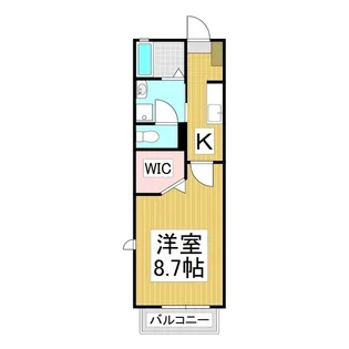 ブランシェ アイリス C棟【202号室】の間取り
