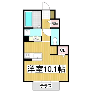 ヴァンヴェール【1階】の間取り
