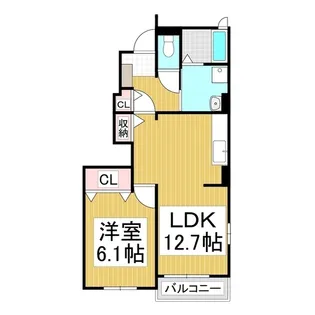 ノース・リッジ【1階】の間取り