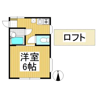 スモールヴィレッジⅠ【201号室】の間取り