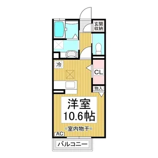 ブライト・フルール【1階】の間取り