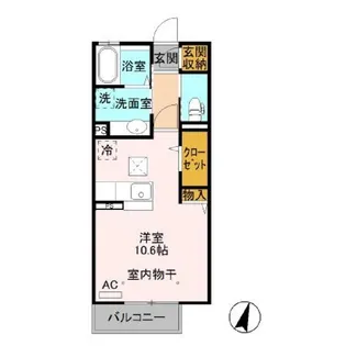 ブライト・フルール【203号室】の間取り