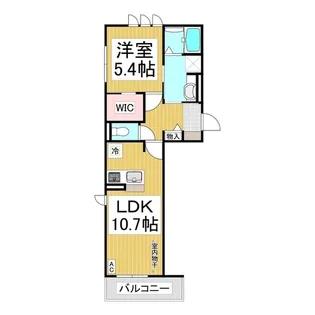 Mela rossa【2階】の間取り