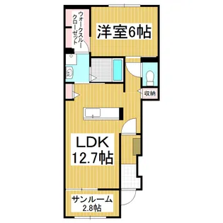 グランツM【1階】の間取り