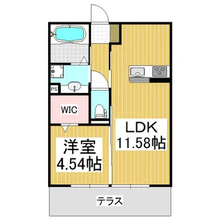 パストラル泉【1階】の間取り
