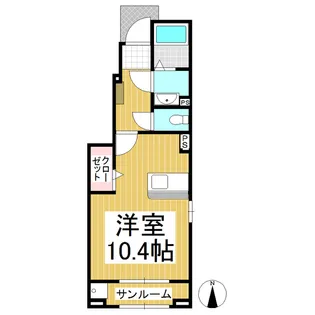 フルール【1階】の間取り