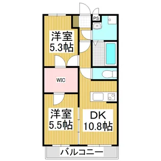 グレイスコート【102号室】の間取り