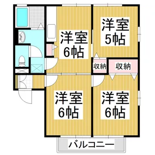 コーポたきい A【101号室】の間取り