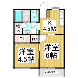 メゾン・レピ【103号室】の間取り