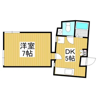 学研ビル【2B号室】の間取り