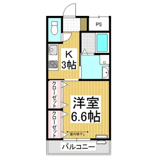 おとめ座スピカ【2E号室】の間取り