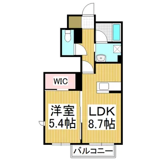 ラ・ヴィーネ【1階】の間取り
