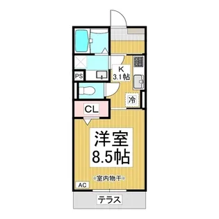 レジデンス令和【1階】の間取り