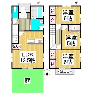 長野県小諸市柏木【一戸建】の間取り