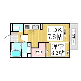 グリーンテラス長野駅東口【1階】の間取り