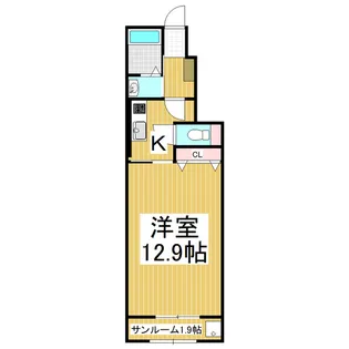 サンフラワーガーデン2【1階】の間取り