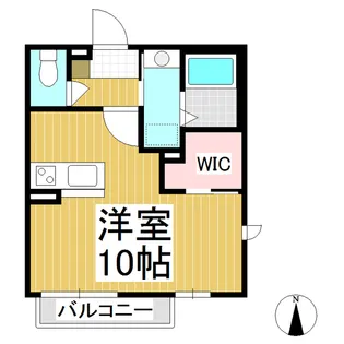 レガーロⅡ【101号室】の間取り