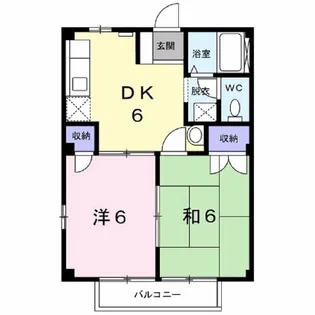 ヴェルドミール【2階】の間取り