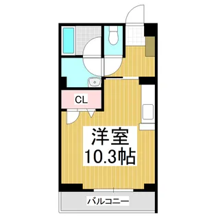 レジデンス桐【303号室】の間取り