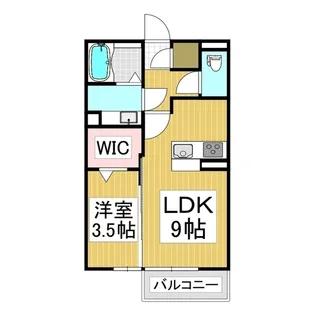 アイオーラT.S Ⅱ【2階】の間取り