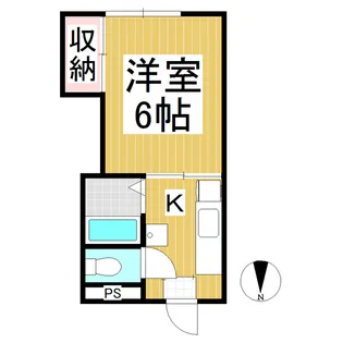 ノビレッジ【13号室】の間取り