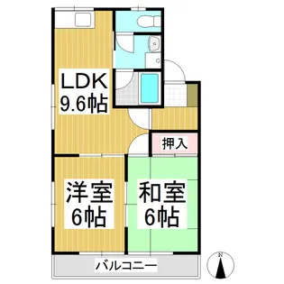 ネオパレス【102号室】の間取り
