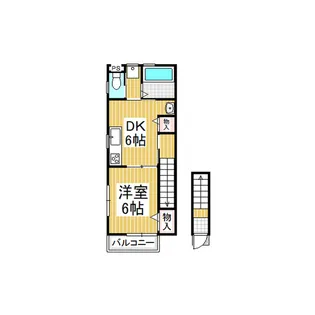 ケンハイツ【2階】の間取り