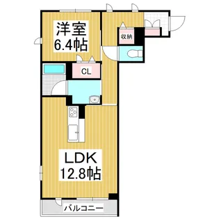 シャーメゾン元町【103号室】の間取り