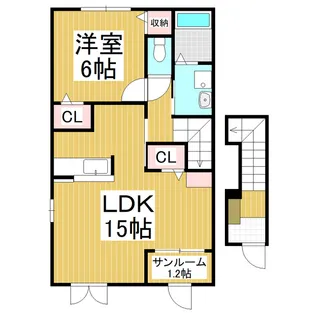 プレッソ【2階】の間取り