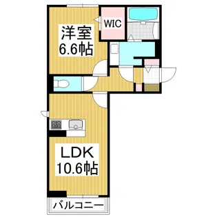 Grande Est【103号室】の間取り
