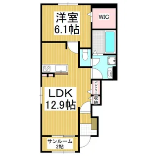 ソッフィオーネⅡ【1階】の間取り
