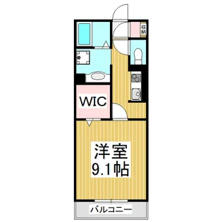 コンフォーティア駒ヶ根 A棟【307号室】の間取り
