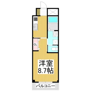 ユニヴァリ グレイス【2階】の間取り